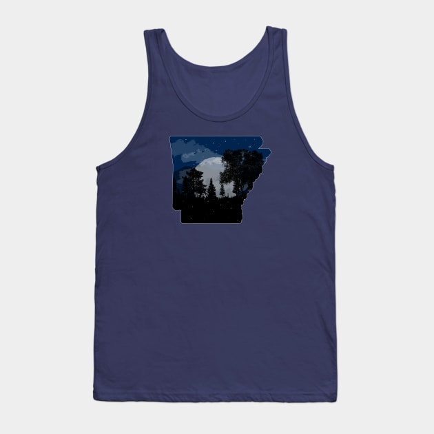 Arkansas Night Sky Tank Top by rt-shirts